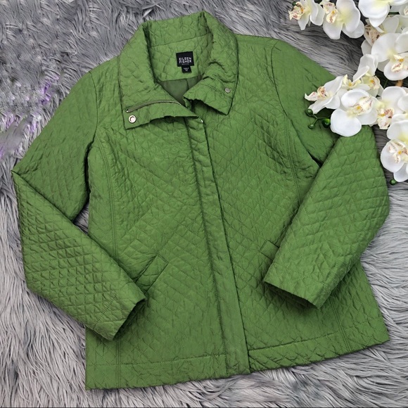 eileen fisher green jacket